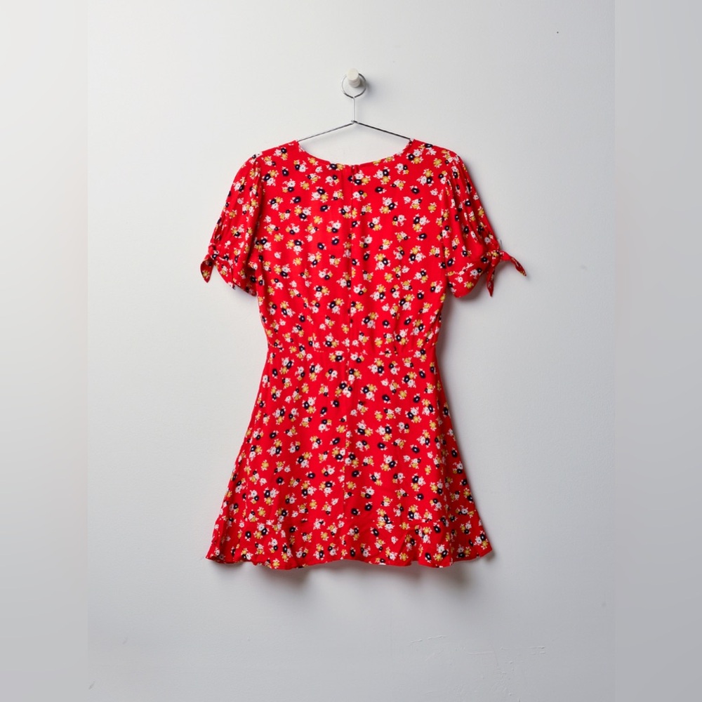Faithfull The Brand Daphne Floral Short Sleeve Mini Dress - Picture 15 of 16